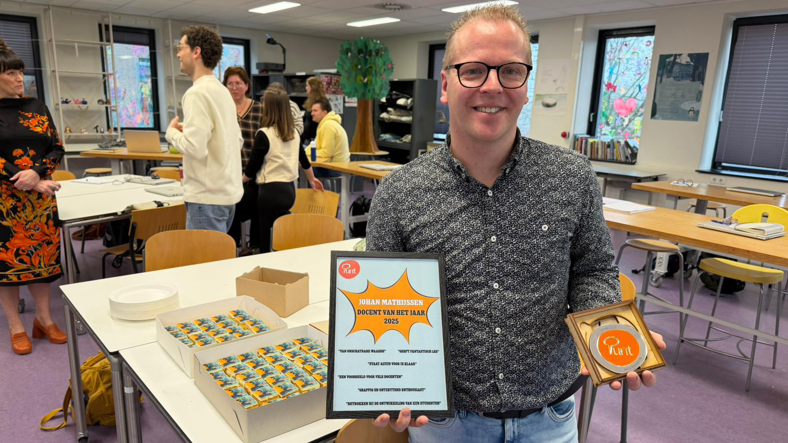 Johan Mathijssen is Docent van het Jaar 2025 - Punt.
